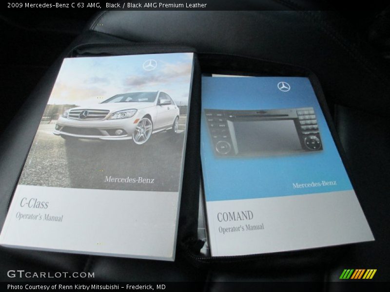 Black / Black AMG Premium Leather 2009 Mercedes-Benz C 63 AMG