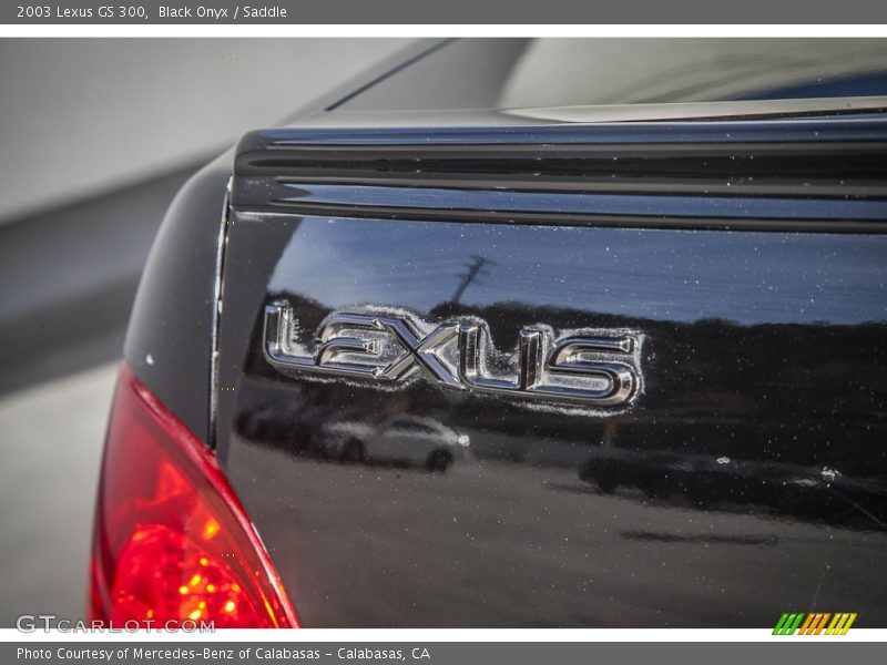 Black Onyx / Saddle 2003 Lexus GS 300