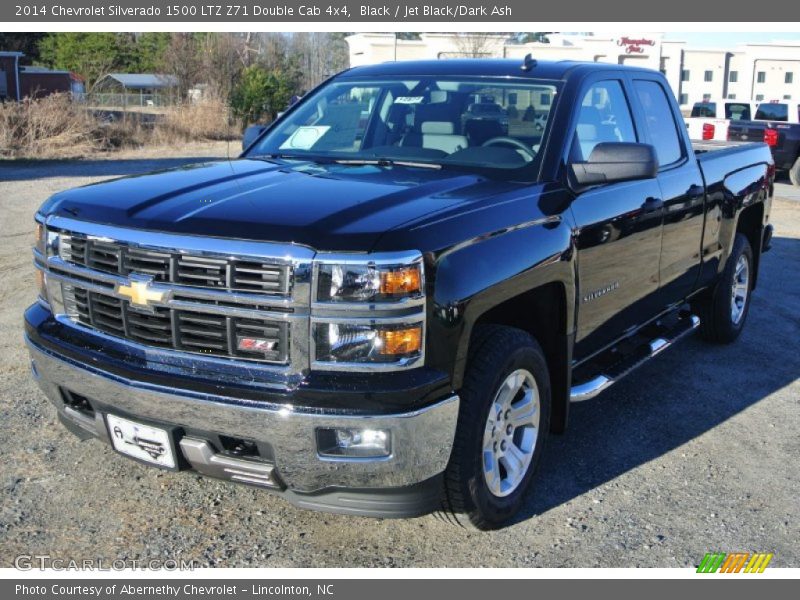 Black / Jet Black/Dark Ash 2014 Chevrolet Silverado 1500 LTZ Z71 Double Cab 4x4