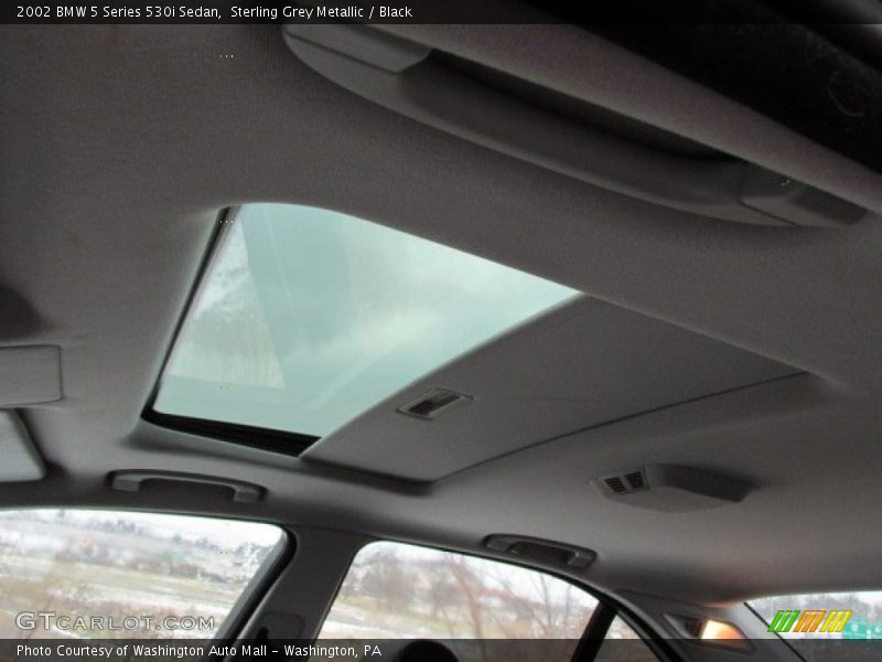 Sterling Grey Metallic / Black 2002 BMW 5 Series 530i Sedan