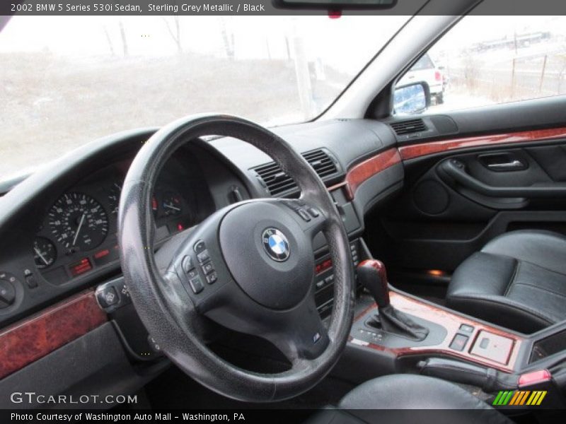 Sterling Grey Metallic / Black 2002 BMW 5 Series 530i Sedan