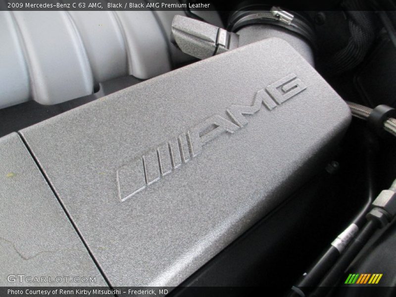 Black / Black AMG Premium Leather 2009 Mercedes-Benz C 63 AMG