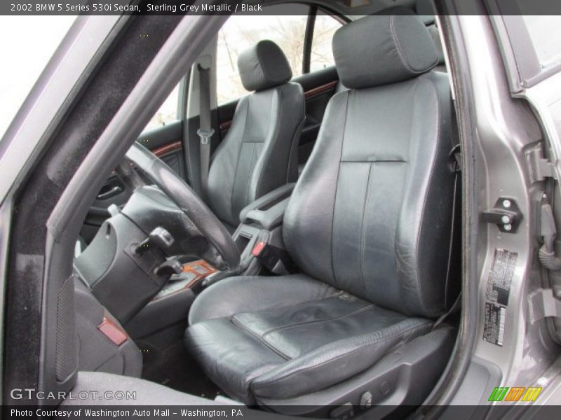 Sterling Grey Metallic / Black 2002 BMW 5 Series 530i Sedan