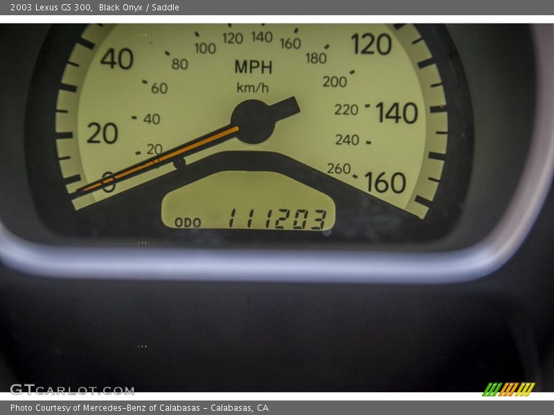 Black Onyx / Saddle 2003 Lexus GS 300