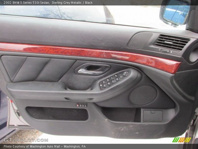 Sterling Grey Metallic / Black 2002 BMW 5 Series 530i Sedan