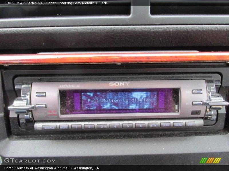 Sterling Grey Metallic / Black 2002 BMW 5 Series 530i Sedan