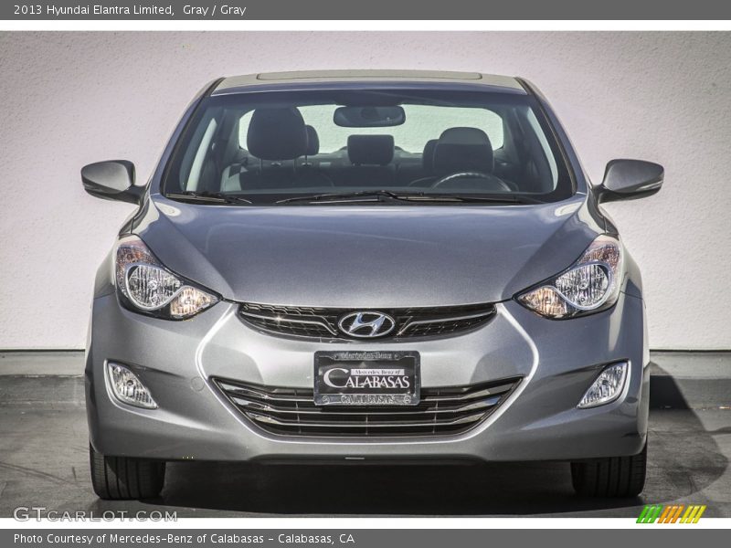 Gray / Gray 2013 Hyundai Elantra Limited