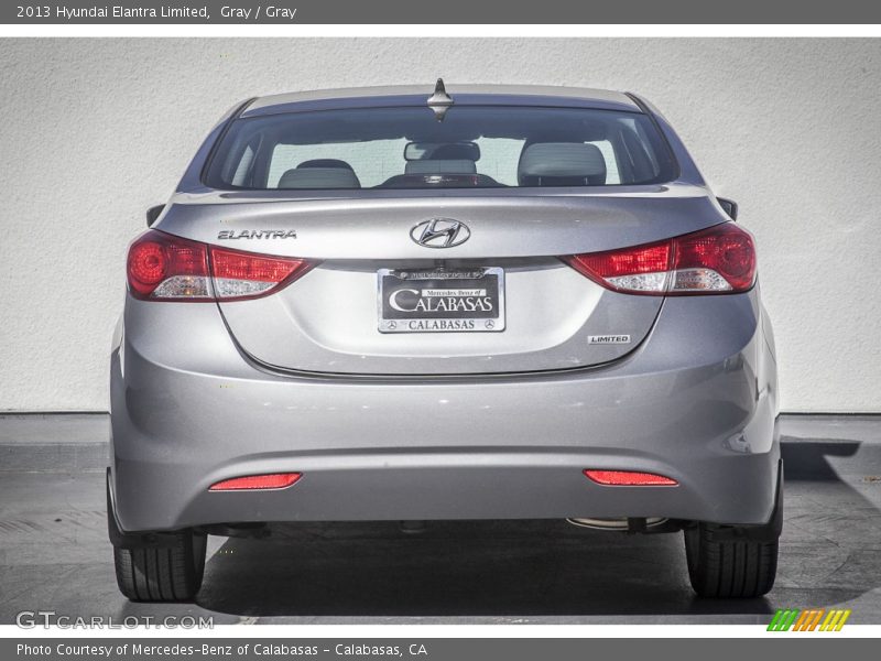 Gray / Gray 2013 Hyundai Elantra Limited