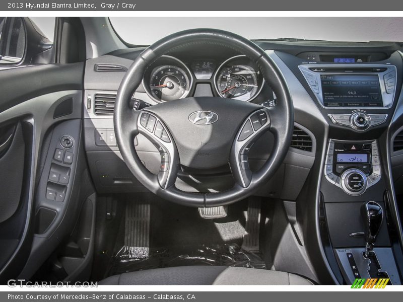Gray / Gray 2013 Hyundai Elantra Limited