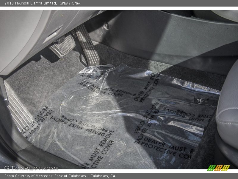 Gray / Gray 2013 Hyundai Elantra Limited