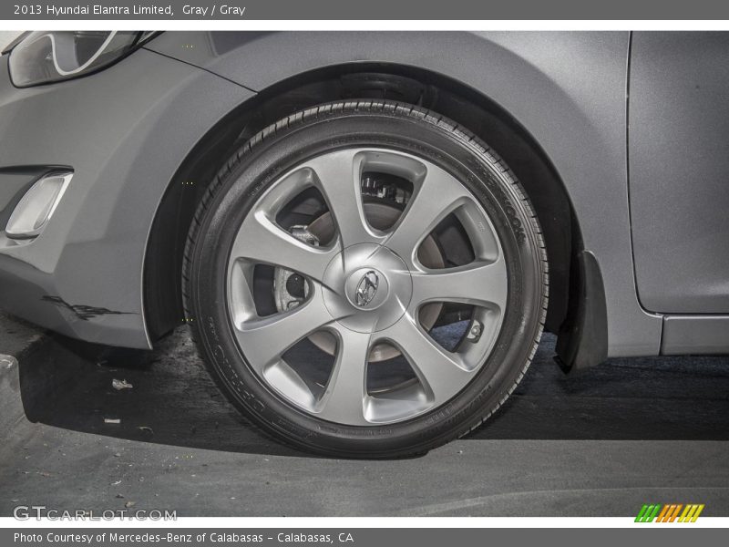 Gray / Gray 2013 Hyundai Elantra Limited