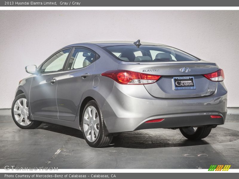 Gray / Gray 2013 Hyundai Elantra Limited