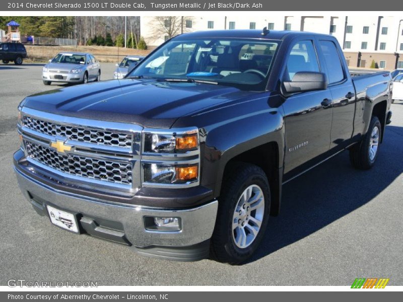 Tungsten Metallic / Jet Black/Dark Ash 2014 Chevrolet Silverado 1500 LT Double Cab