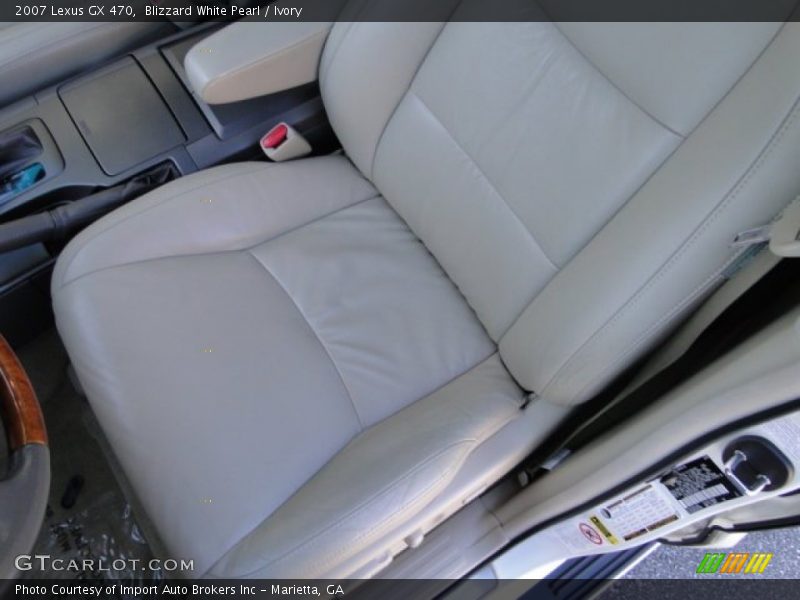 Blizzard White Pearl / Ivory 2007 Lexus GX 470
