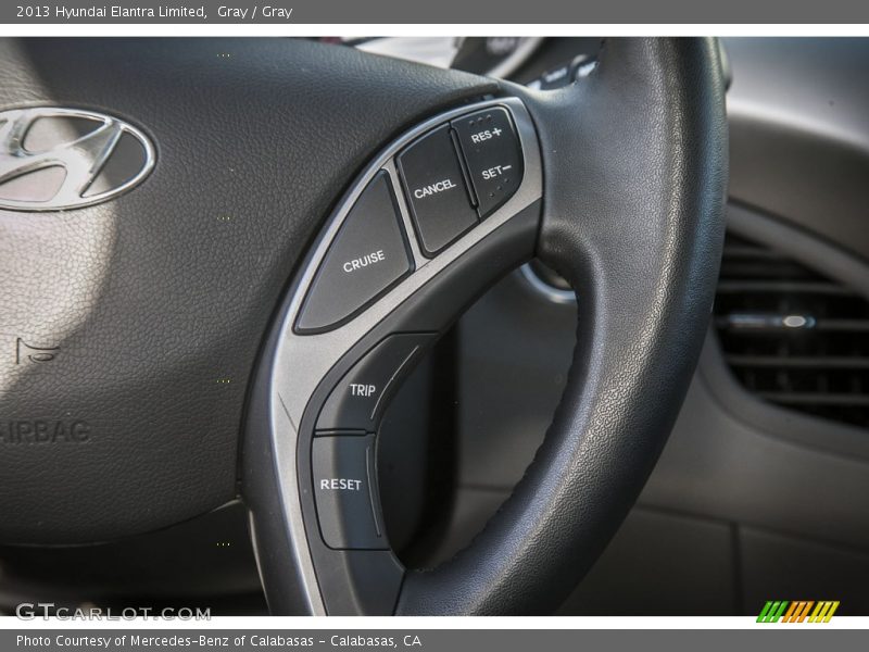 Gray / Gray 2013 Hyundai Elantra Limited