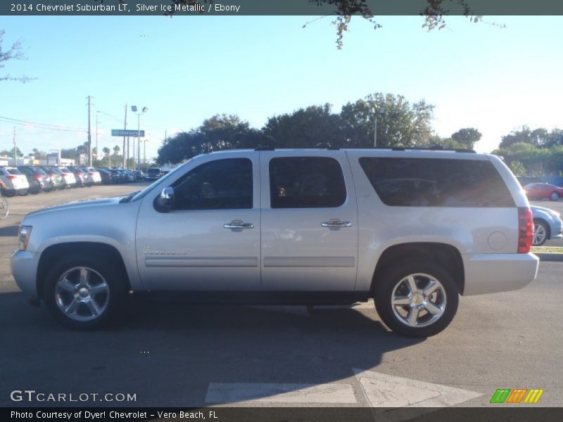 Silver Ice Metallic / Ebony 2014 Chevrolet Suburban LT