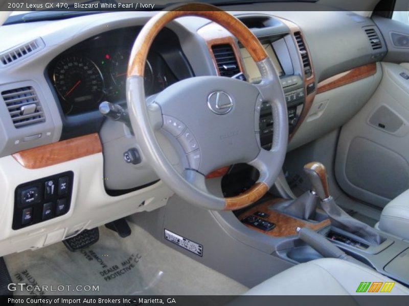 Blizzard White Pearl / Ivory 2007 Lexus GX 470