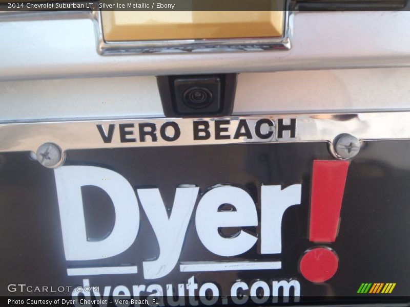 Silver Ice Metallic / Ebony 2014 Chevrolet Suburban LT