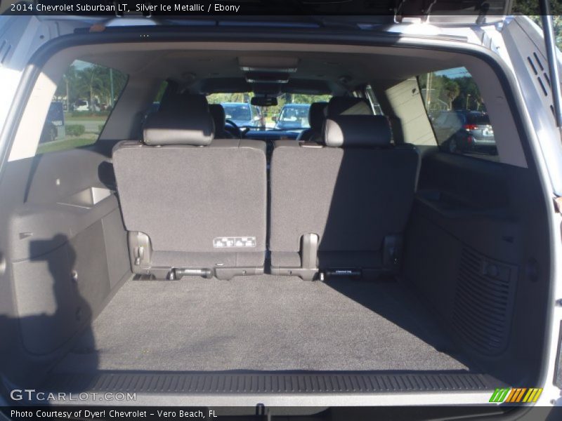 Silver Ice Metallic / Ebony 2014 Chevrolet Suburban LT