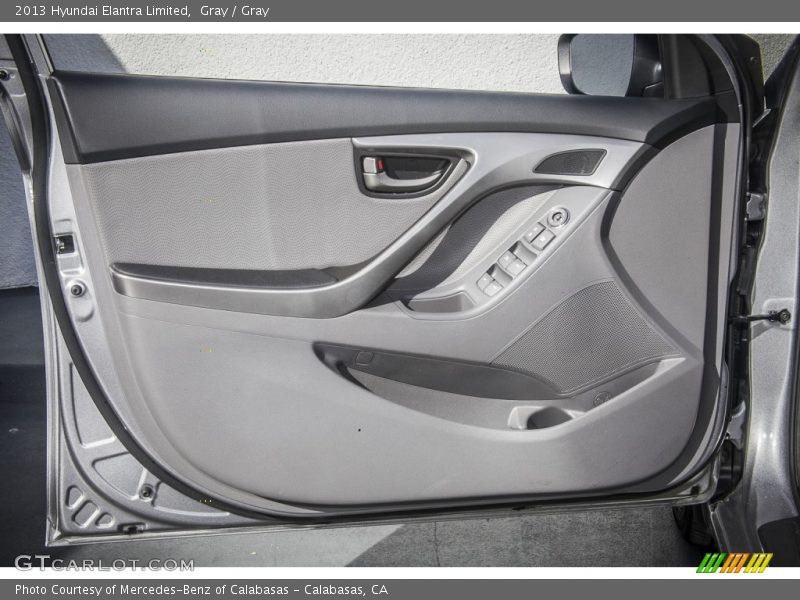 Gray / Gray 2013 Hyundai Elantra Limited