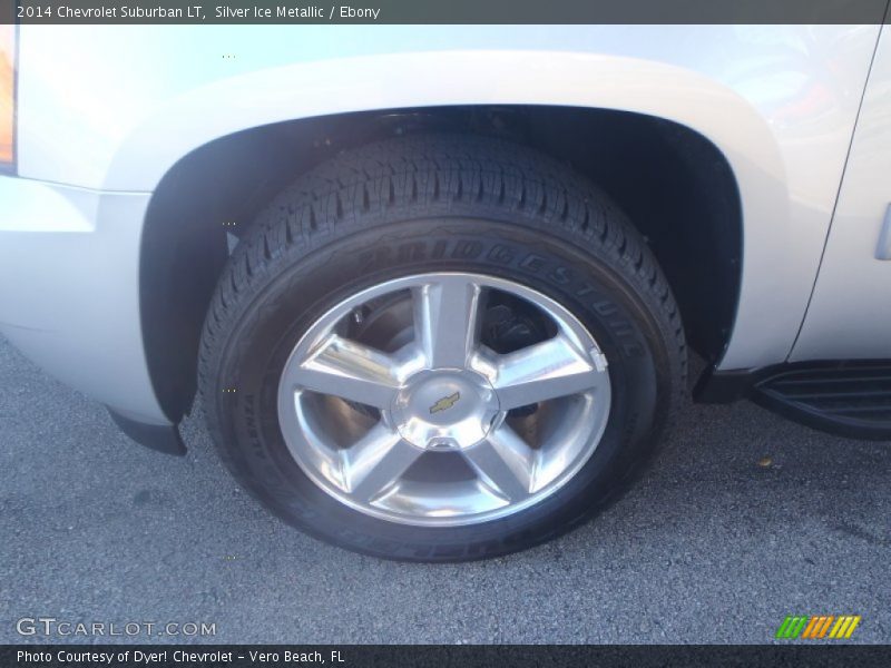 Silver Ice Metallic / Ebony 2014 Chevrolet Suburban LT