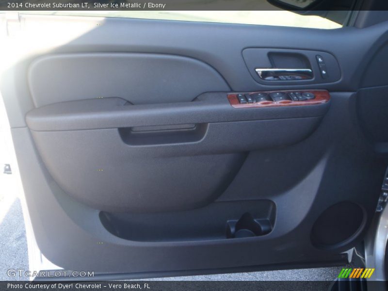 Silver Ice Metallic / Ebony 2014 Chevrolet Suburban LT