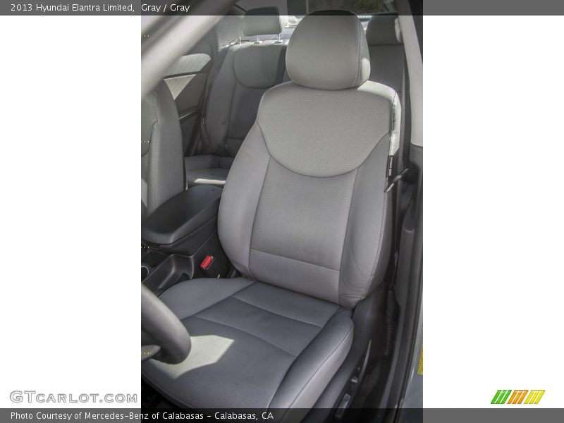 Gray / Gray 2013 Hyundai Elantra Limited