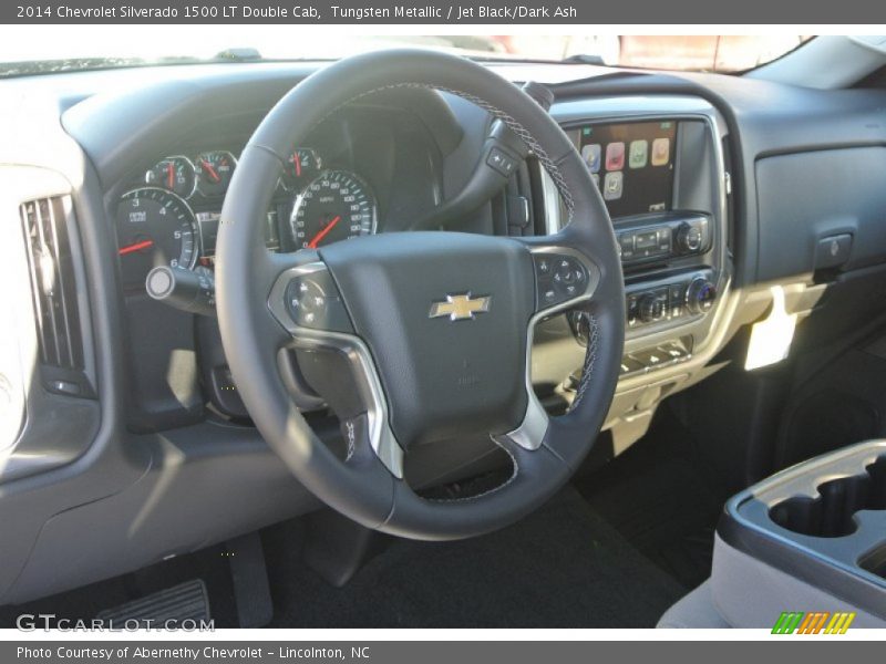 Tungsten Metallic / Jet Black/Dark Ash 2014 Chevrolet Silverado 1500 LT Double Cab