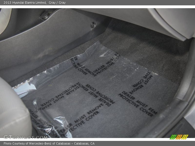 Gray / Gray 2013 Hyundai Elantra Limited