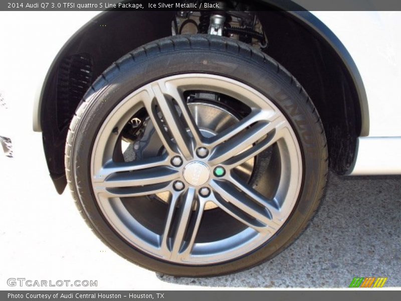 Ice Silver Metallic / Black 2014 Audi Q7 3.0 TFSI quattro S Line Package