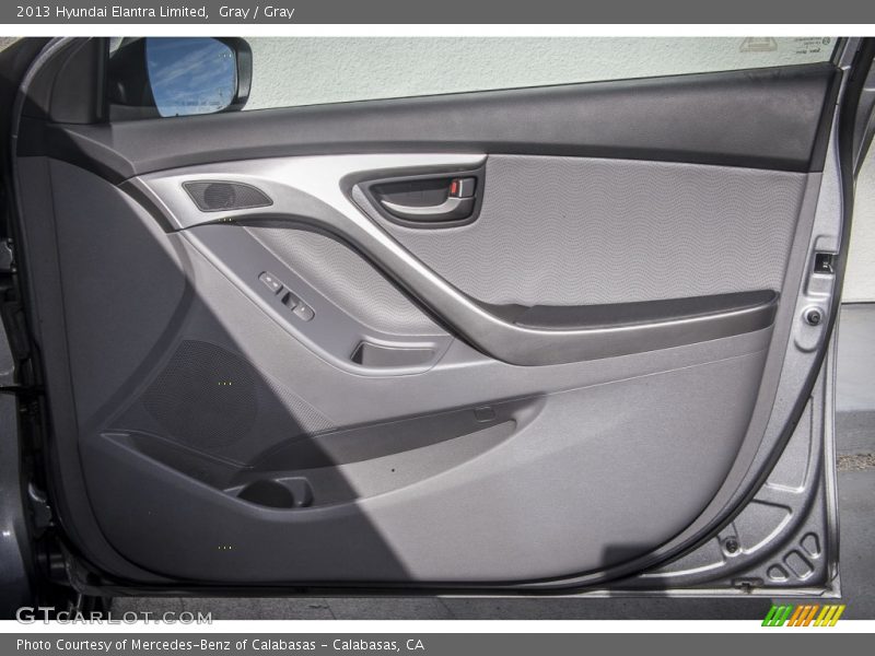 Gray / Gray 2013 Hyundai Elantra Limited