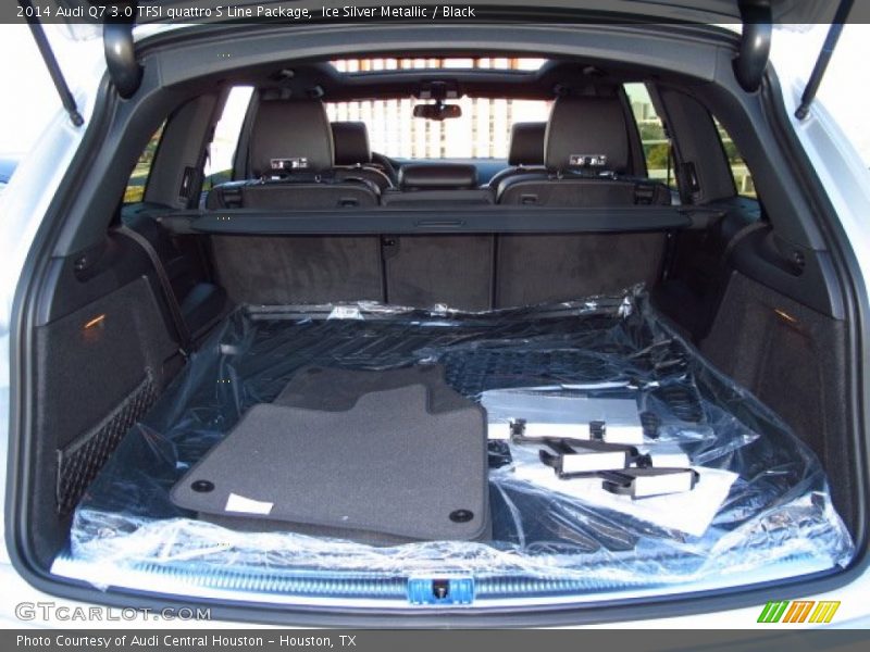 Ice Silver Metallic / Black 2014 Audi Q7 3.0 TFSI quattro S Line Package