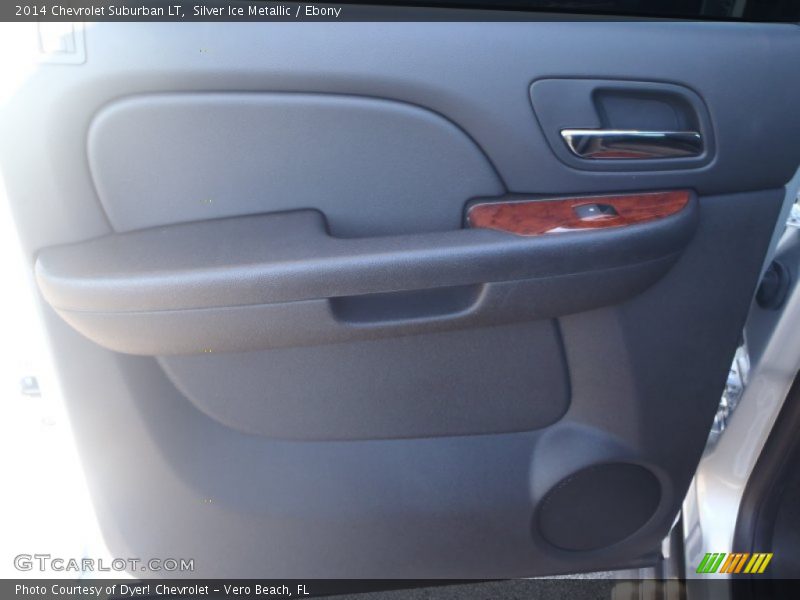 Silver Ice Metallic / Ebony 2014 Chevrolet Suburban LT