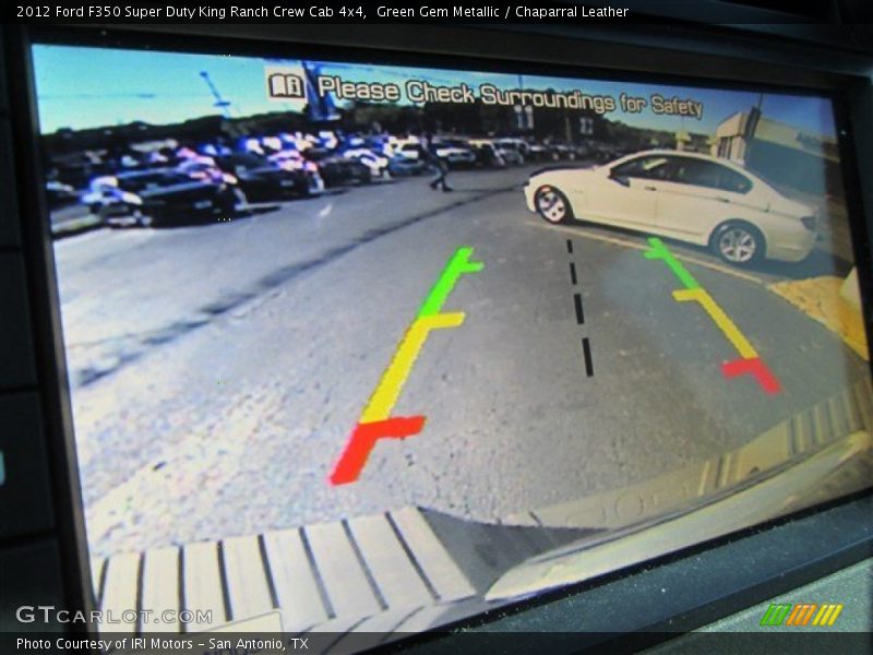 Green Gem Metallic / Chaparral Leather 2012 Ford F350 Super Duty King Ranch Crew Cab 4x4