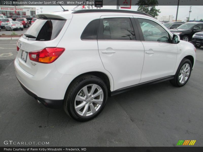 White Pearl / Black 2013 Mitsubishi Outlander Sport SE 4WD