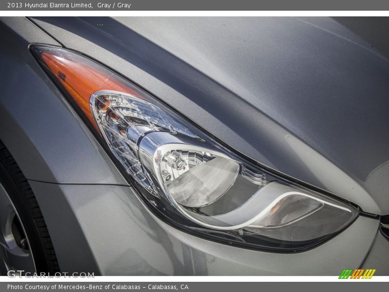 Gray / Gray 2013 Hyundai Elantra Limited