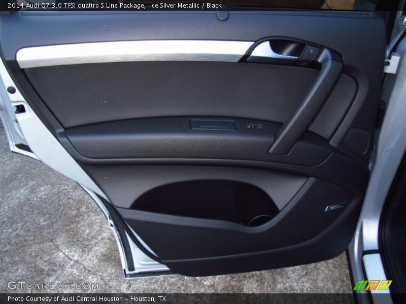 Ice Silver Metallic / Black 2014 Audi Q7 3.0 TFSI quattro S Line Package