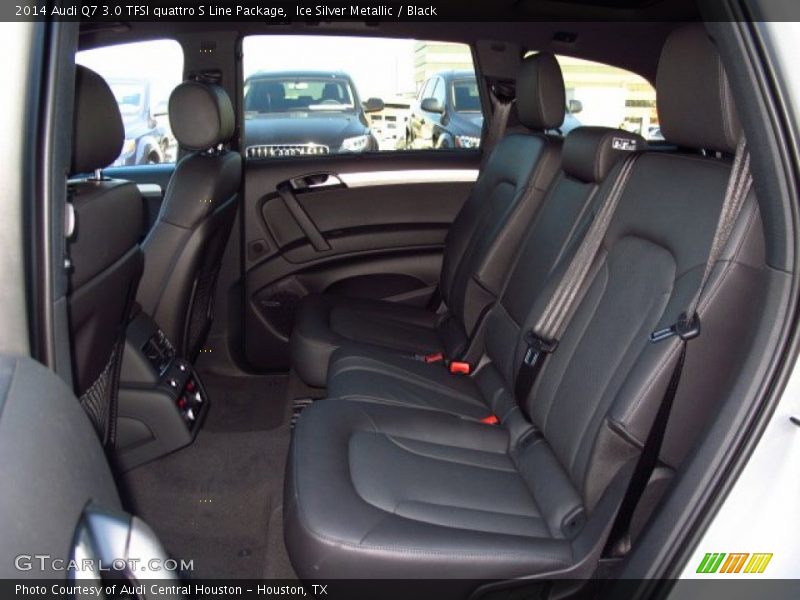 Ice Silver Metallic / Black 2014 Audi Q7 3.0 TFSI quattro S Line Package