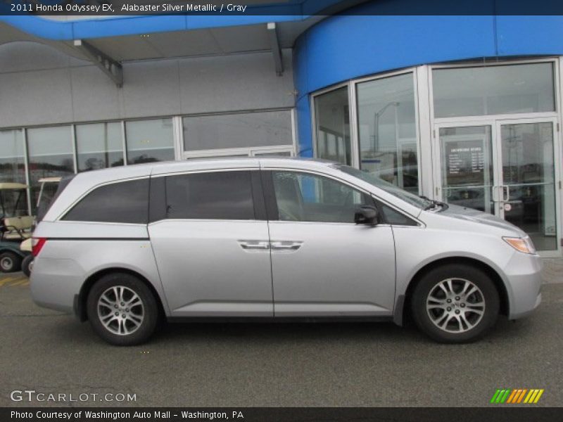 Alabaster Silver Metallic / Gray 2011 Honda Odyssey EX