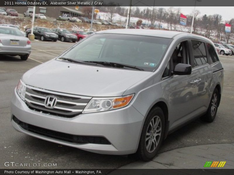 Alabaster Silver Metallic / Gray 2011 Honda Odyssey EX