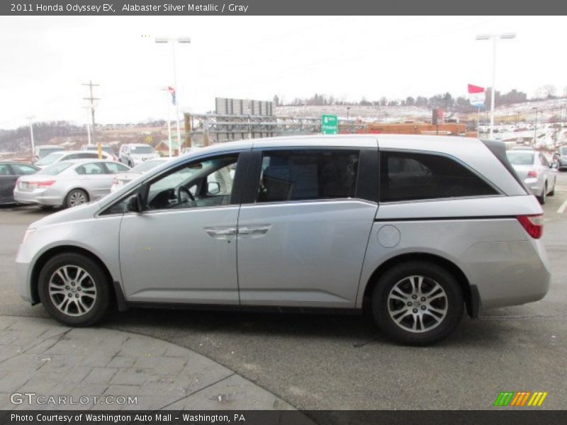 Alabaster Silver Metallic / Gray 2011 Honda Odyssey EX
