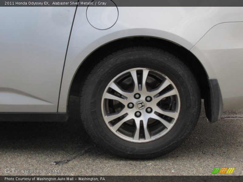 Alabaster Silver Metallic / Gray 2011 Honda Odyssey EX