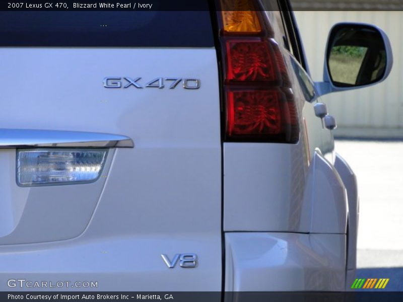 Blizzard White Pearl / Ivory 2007 Lexus GX 470