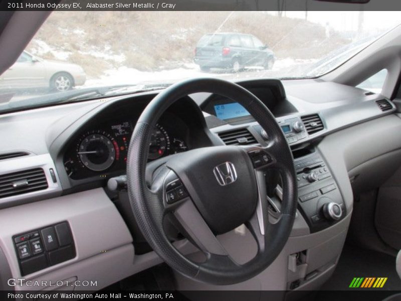 Alabaster Silver Metallic / Gray 2011 Honda Odyssey EX