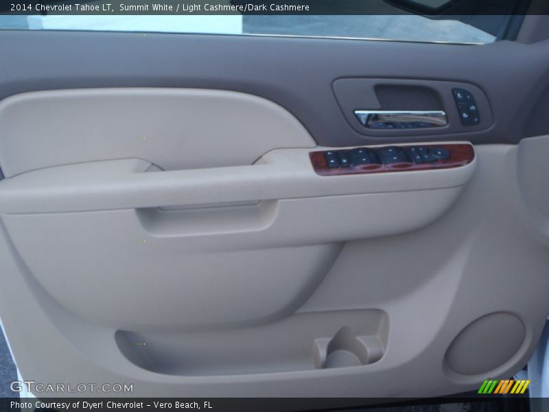 Summit White / Light Cashmere/Dark Cashmere 2014 Chevrolet Tahoe LT
