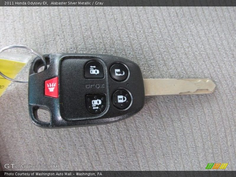 Alabaster Silver Metallic / Gray 2011 Honda Odyssey EX