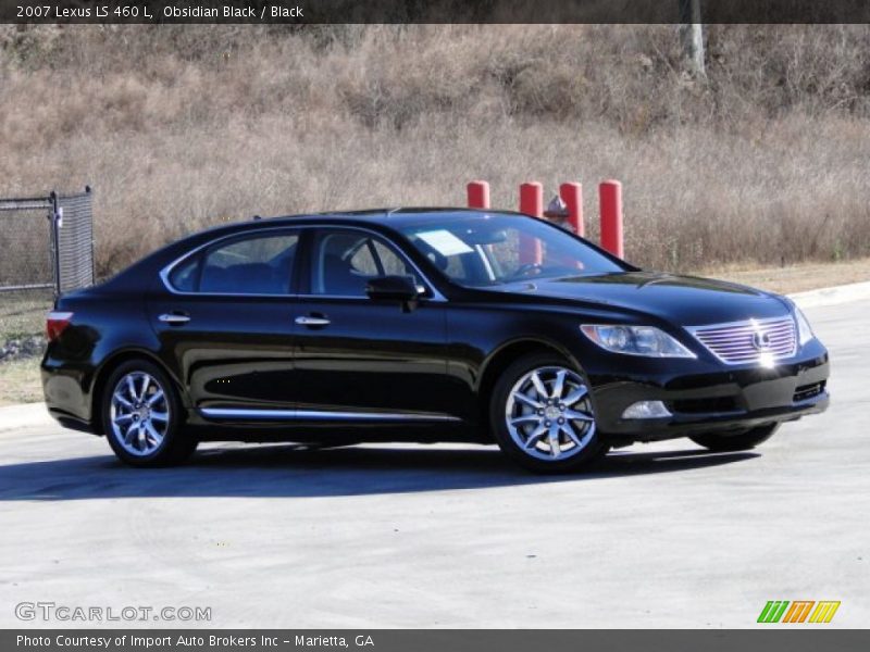 Obsidian Black / Black 2007 Lexus LS 460 L