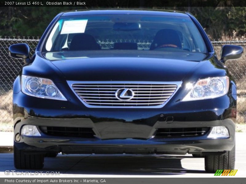 Obsidian Black / Black 2007 Lexus LS 460 L