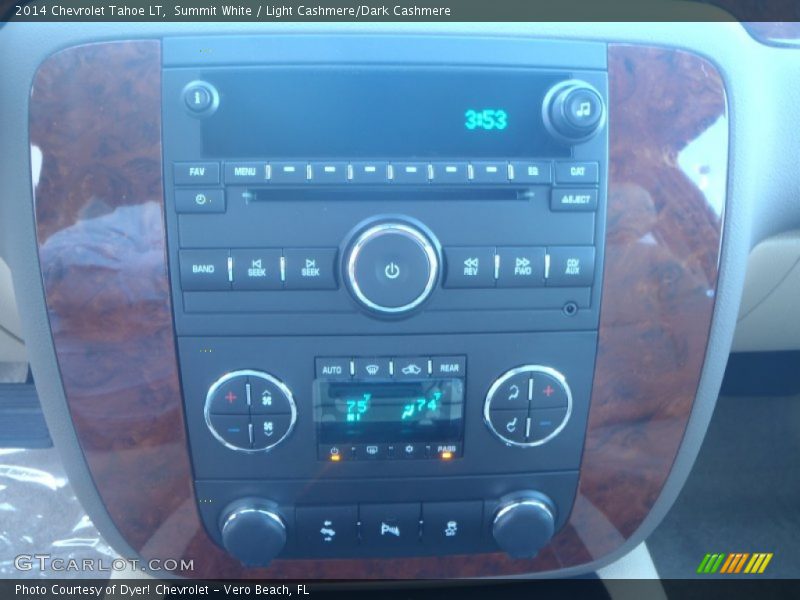Summit White / Light Cashmere/Dark Cashmere 2014 Chevrolet Tahoe LT