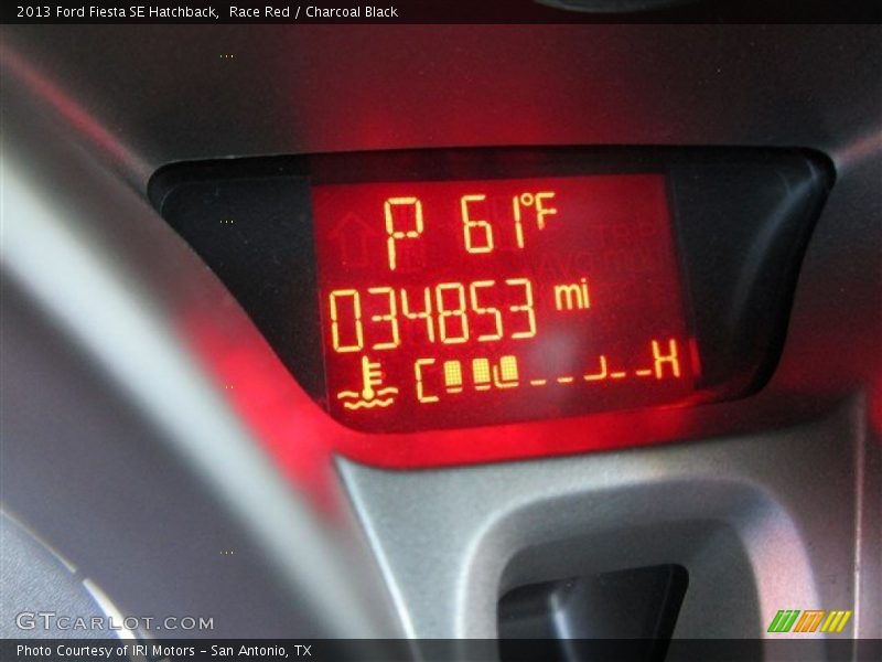 Race Red / Charcoal Black 2013 Ford Fiesta SE Hatchback